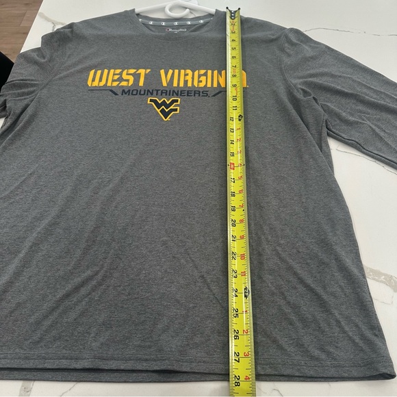 WVU Mountaineers Champion Long Sleeve Shirt West Virginia University L - Picture 7 of 7